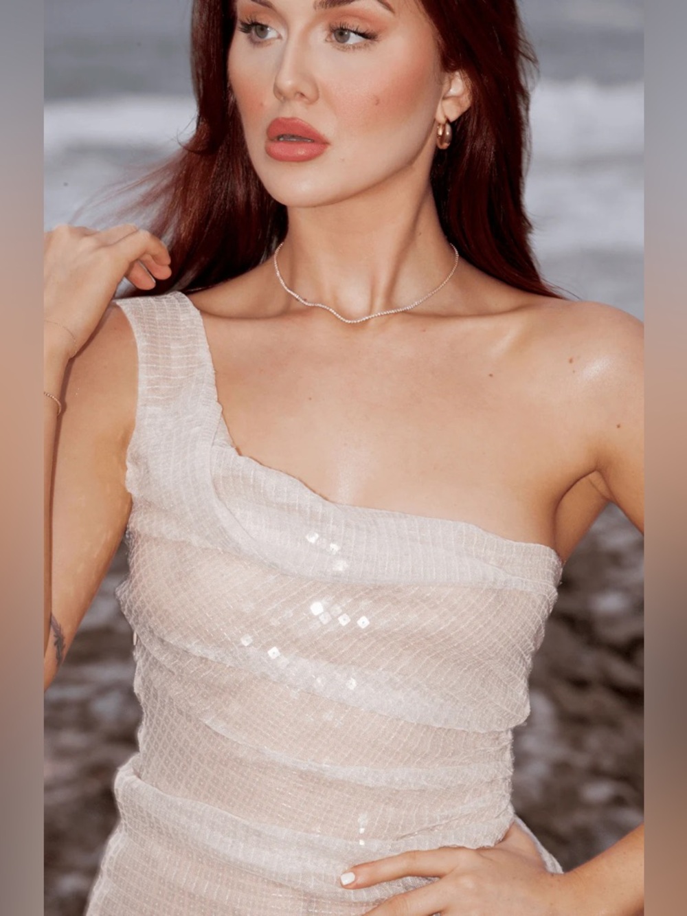 CULTNAKED Moon Dress - Sand - Size M - Picture 2 of 10